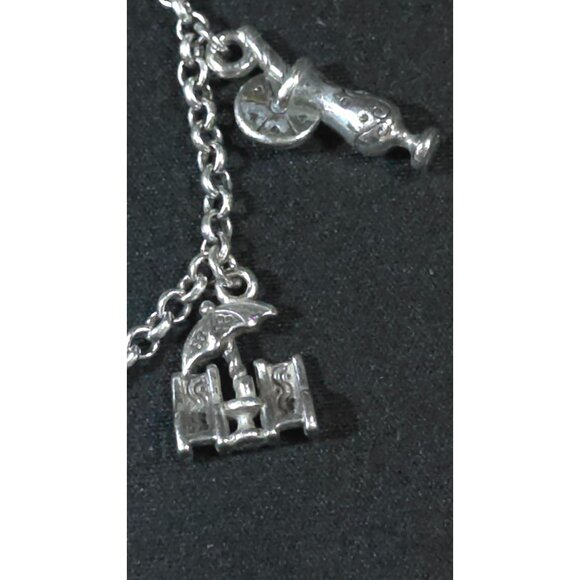 Vintage Brighton Charm Bracelet with Unique Travel & Nautical-Themed Charms - Picture 9 of 9